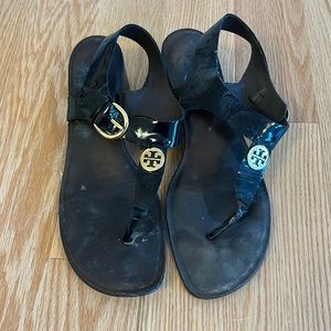 Tory Burch Black Heeled Sandal Size 9